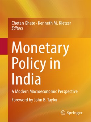 cover image of Monetary Policy in India